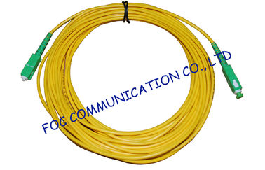 High Stability Fiber Optic Cable Assembly , CATV System SM Simplex SC SC Patch Cord​