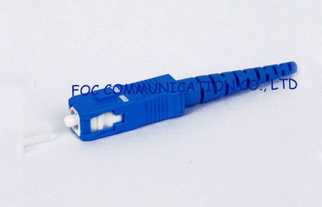 FTTX를 위한 단순한 광섬유 연결관 SC 2.0mm 높은 정밀도 줄맞춤